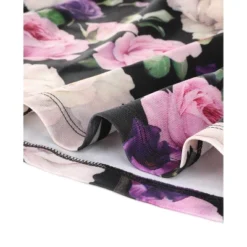 Agnes Orinda Women's Plus Size Deep V Neck Above Knee Cap Sleeve Floral Dress -Agnes Sales Store GUEST 5c0a2ecd e9ec 4e5c 953a 8fe214f67e3a