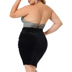 Agnes Orinda Women's Plus Size Glitter Metallic Sequin Party Criss Cross Backless Halter Sleeveless Camisoles -Agnes Sales Store GUEST 5c339991 4f1e 43ac adf7 c6ba3eb3d75c