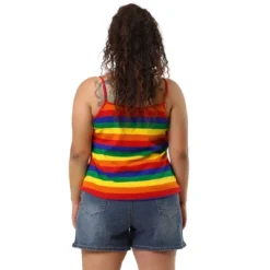 Agnes Orinda Women's Plus Size Stripe Strap Sleeveless Stretch Colorful Camisole -Agnes Sales Store GUEST 6043d5e5 0ff2 4095 b34b 8e5500492c38