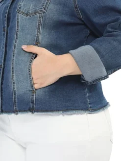 Agnes Orinda Women's Plus Size Classic Denim Casual Long Sleeve Fashion Jean Jackets -Agnes Sales Store GUEST 616a35c6 e2ba 455c bc33 43f48df85fec