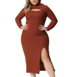 Agnes Orinda Women's Plus Size Bodycon Knee Slim Cut-Out Dresses 13 Agnes Orinda Women's Plus Size Bodycon Knee Slim Cut-Out Dresses -Agnes Sales Store GUEST 68038400 e7d8 476b ac9b 2cafed5c7178