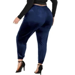 Agnes Orinda Women's Plus Size Velvet Elastic Waist Cuff Casual Pant 7 Agnes Orinda Women's Plus Size Velvet Elastic Waist Cuff Casual Pant -Agnes Sales Store GUEST 68ae0937 acc2 4cc5 ae81 db4f1a123334