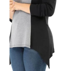 Agnes Orinda Womens Plus Size Tunic Tops Criss Cross V Neck Long Sleeve T Shirt Casual Tops -Agnes Sales Store GUEST 69ea6c4d c6e0 4c2e a816 c69611c6104f