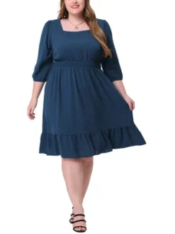 Agnes Orinda Women's Plus Size Swiss Dots Wedding Empire Waist Dresses 13 Agnes Orinda Women's Plus Size Swiss Dots Wedding Empire Waist Dresses -Agnes Sales Store GUEST 6b60d301 8e81 4414 b474 bf8b44c9f4d2