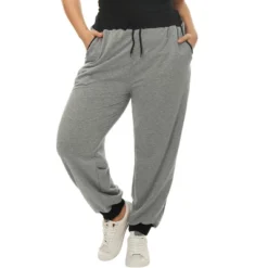 Agnes Orinda Women Plus Size Drawstring Waist Contrast Color Jogger Pants -Agnes Sales Store GUEST 6f55f7f9 8def 441b 8339 80fed06c8373