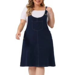 Agnes Orinda Women's Plus Size Denim Overall Adjustable Straps Denim Bib Jumper With Pockets Tutu Dresses 19 Agnes Orinda Women's Plus Size Denim Overall Adjustable Straps Denim Bib Jumper With Pockets Tutu Dresses -Agnes Sales Store GUEST 700471c8 a73c 43aa bda3 f655ab8c1887