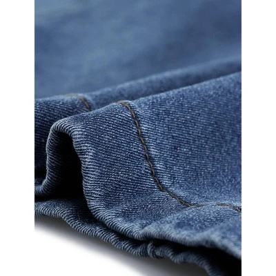 Agnes Orinda Women's Plus Size Wide Leg Baggy Washed Stretch With Pockets Denim Ankle Jeans 4 Agnes Orinda Women's Plus Size Wide Leg Baggy Washed Stretch With Pockets Denim Ankle Jeans - Image 4