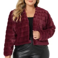 Agnes Orinda Women's Plus Size Fluffy Jacket Open Front Cropped Faux Fur Winter Jackets 13 Agnes Orinda Women's Plus Size Fluffy Jacket Open Front Cropped Faux Fur Winter Jackets -Agnes Sales Store GUEST 746f838f a26e 41d2 af24 f12576a5355a