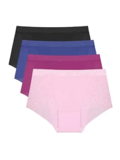 Agnes Orinda Women's 4 Pack Briefs Stretch Breathable Lace Panties -Agnes Sales Store GUEST 75917461 0615 410b a396 9a1c741e06b9