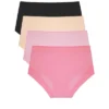 Agnes Orinda Women's 4 Pack Briefs Underwear Soft Breathable Hipster Panties