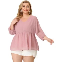 Agnes Orinda Women's Plus Size Chiffon Babydoll Long Sleeve Swiss Dots Blouses 10 Agnes Orinda Women's Plus Size Chiffon Babydoll Long Sleeve Swiss Dots Blouses -Agnes Sales Store GUEST 7873ee60 e642 41dd a3a5 5484bc1d7798