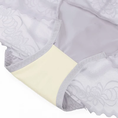 Agnes Orinda Women's Floral Laceback High Rise Solid Brief Stretchy Underwear 2 Agnes Orinda Women's Floral Laceback High Rise Solid Brief Stretchy Underwear - Image 2