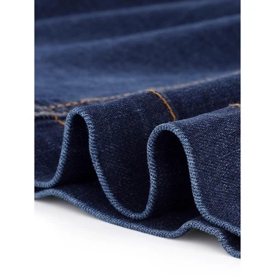 Agnes Orinda Women's Plus Size Denim Button Side Pocket Casual Jean A-Line Mini Skirt 5 Agnes Orinda Women's Plus Size Denim Button Side Pocket Casual Jean A-Line Mini Skirt - Image 5