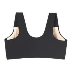 Agnes Orinda Women's Plus Size Wirefree Push-up Racerback Comfort Bra Full Coverage Bras
