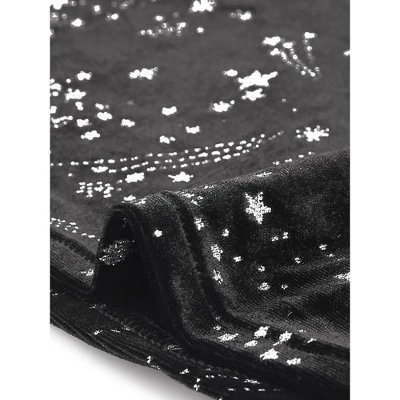 Agnes Orinda Women's Plus Size Top Sweetheart Neck Long Sleeve Stars Velvet Blouses 4 Agnes Orinda Women's Plus Size Top Sweetheart Neck Long Sleeve Stars Velvet Blouses - Image 4