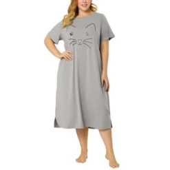 Agnes Orinda Womens Plus Size Short Sleeve Cute Cat Print Pockets Nightgown 26 Agnes Orinda Womens Plus Size Short Sleeve Cute Cat Print Pockets Nightgown -Agnes Sales Store GUEST 81f13c48 831e 4764 88a9 4506fe3878a2