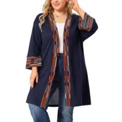 Agnes Orinda Women's Plus Size Contrast Placket Sleeves Knit Open Front Cardigans 14 Agnes Orinda Women's Plus Size Contrast Placket Sleeves Knit Open Front Cardigans -Agnes Sales Store GUEST 82262383 50c2 44d9 abe0 96acbb02e720