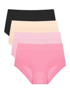 Agnes Orinda Women's 4 Pack Briefs Underwear Soft Breathable Hipster Panties -Agnes Sales Store GUEST 840fc817 c241 4e47 857e 296589b4aa2e