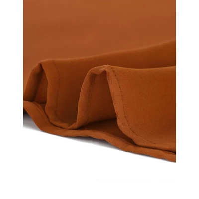 Agnes Orinda Women's Plus Size Work Round Neck Ruffle Chiffon Blouse Top 5 Agnes Orinda Women's Plus Size Work Round Neck Ruffle Chiffon Blouse Top - Image 5