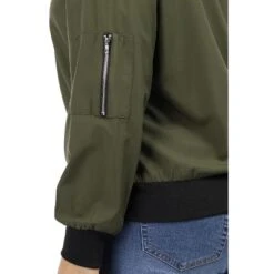 Agnes Orinda Women Plus Size Contrast Trim Zipper Pocket Lightweight Bomber Jacket -Agnes Sales Store GUEST 8589bdcc 24e5 4254 b9b0 6104a387b259