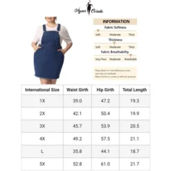 Agnes Orinda Women's Plus Size Fashion Ripped Hem Side Pocket Denim Suspender Mini Sundress -Agnes Sales Store GUEST 872757e1 8fc3 4365 a6e7 7c45417cc898