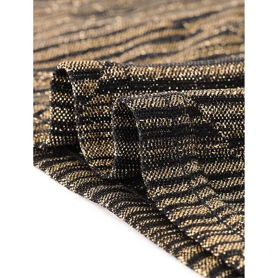 Agnes Orinda Women's Plus Size Glitter Sparkle V Neck Metallic Party Sequin Blouse 5 Agnes Orinda Women's Plus Size Glitter Sparkle V Neck Metallic Party Sequin Blouse - Image 5