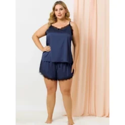 Agnes Orinda Women's Plus Size Lace Panel Elastic Waist Camisole Pajama Set 11 Agnes Orinda Women's Plus Size Lace Panel Elastic Waist Camisole Pajama Set -Agnes Sales Store GUEST 890d8083 d2a9 489b b62f cd0728b34a8a