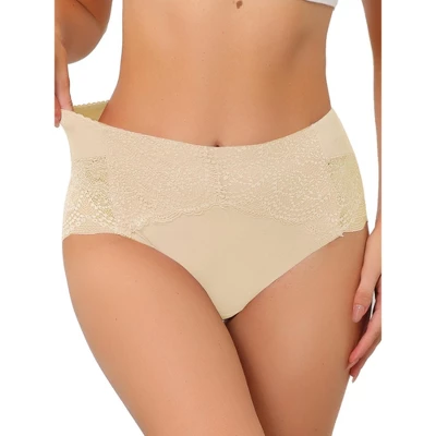 Agnes Orinda Women's Plus Size Mid-Rise Comfy Hipster Lace Trim Silky Briefs 5 Agnes Orinda Women's Plus Size Mid-Rise Comfy Hipster Lace Trim Silky Briefs - Image 5