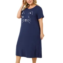 Agnes Orinda Womens Plus Size Short Sleeve Cute Cat Print Pockets Nightgown 31 Agnes Orinda Womens Plus Size Short Sleeve Cute Cat Print Pockets Nightgown -Agnes Sales Store GUEST 8b095caf f218 464c 9839 ca6cd244cdad