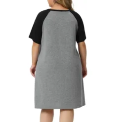 Agnes Orinda Women's Plus Size Short Sleeve Cute Graphic Nightgown -Agnes Sales Store GUEST 8d39c105 21c6 4847 8929 b8c3c68b2451