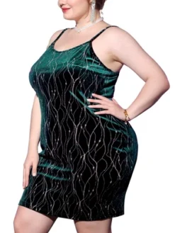 Agnes Orinda Women's Plus Size Velvet Sleeveless Cami Bodycon Club Party Mini Dresses -Agnes Sales Store GUEST 8eccb8d5 0cbf 4a6f b14b 5c4623112797