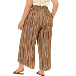 Agnes Orinda Women's Plus Size Split Elastic Waist Flowy Striped Casual Wide Leg Fashion Pants 8 Agnes Orinda Women's Plus Size Split Elastic Waist Flowy Striped Casual Wide Leg Fashion Pants -Agnes Sales Store GUEST 8f8b7873 2119 41bd 85b7 839aef00b1ab
