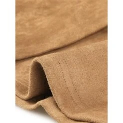 Agnes Orinda Women's Plus Size Suede Turn-Down Collar Flap Pockets Zip Up Faux Suede Biker Motor Jacket -Agnes Sales Store GUEST 913420c8 8add 459d 9c7f 5b600aca0c70