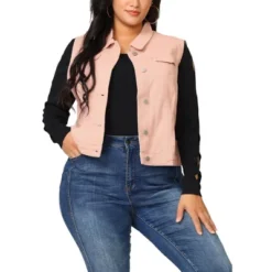 Agnes Orinda Women's Plus Size Buttons With Two Chest Flap Pockets Denim Vests -Agnes Sales Store GUEST 95a5b1f3 dbb7 4f83 8eea 847c959d6410