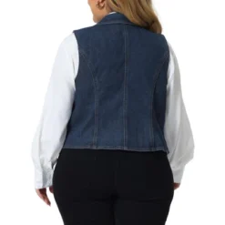 Agnes Orinda Women's Plus Size Sleeveless Lapel Casual Buttons Pockets Denim Vests 7 Agnes Orinda Women's Plus Size Sleeveless Lapel Casual Buttons Pockets Denim Vests -Agnes Sales Store GUEST 95e54b36 f4a4 4398 96cc 797dfa2e1b68