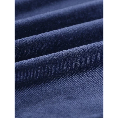 Agnes Orinda Women's Plus Size Velvet Elastic Waist Cuff Casual Pant 4 Agnes Orinda Women's Plus Size Velvet Elastic Waist Cuff Casual Pant - Image 4