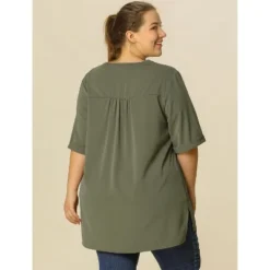 Agnes Orinda Women's Plus Size Casual Solid V Neck 1/2 Sleeve Tunic 10 Agnes Orinda Women's Plus Size Casual Solid V Neck 1/2 Sleeve Tunic -Agnes Sales Store GUEST 9a1265f2 297b 4f4d 8a9a b2aba2f642c7