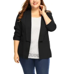 Agnes Orinda Women's Plus Size Fashion Formal With 3/4 Pleated Sleeves And Shawl Collar Blazers 14 Agnes Orinda Women's Plus Size Fashion Formal With 3/4 Pleated Sleeves And Shawl Collar Blazers -Agnes Sales Store GUEST 9d243ce1 a772 4a5a b746 09f6d8c71c6e