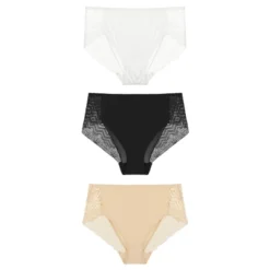 Agnes Orinda Women's 3-Pack Lace Trim Mid-Rise Seamless Brief Stretchy Underwear 13 Agnes Orinda Women's 3-Pack Lace Trim Mid-Rise Seamless Brief Stretchy Underwear -Agnes Sales Store GUEST 9dd5150f b41b 44df ab82 8b7ea6d79db0