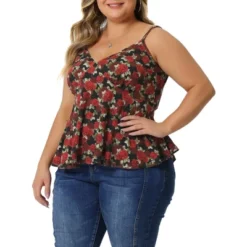Agnes Orinda Women's Plus Size Peplum Adjustable Strap Outfits Floral Camisole 9 Agnes Orinda Women's Plus Size Peplum Adjustable Strap Outfits Floral Camisole -Agnes Sales Store GUEST 9f3ec639 763c 4bb8 a693 ef4de53327ca