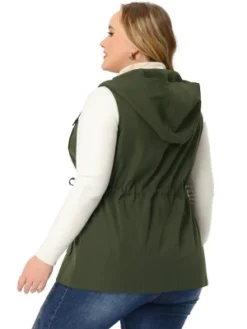 Agnes Orinda Women's Plus Size Utility Vest Sleeveless Anorak Cargo Drawstring Jacket -Agnes Sales Store GUEST a08c0649 7558 44f6 93ab 440ff8a3b361
