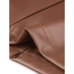 Agnes Orinda Women's Plus Size Fashion Outfits Sleeveless Lapel PU Jacket Vests -Agnes Sales Store GUEST a3a6c530 f680 4f67 800d 0bfd821a0419