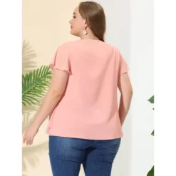 Agnes Orinda Women's Plus Size Elegant V Neck Layered Ruffle Summer Outfits Blouses 10 Agnes Orinda Women's Plus Size Elegant V Neck Layered Ruffle Summer Outfits Blouses -Agnes Sales Store GUEST ac1d6236 cb82 4f10 aaeb f5739561c376