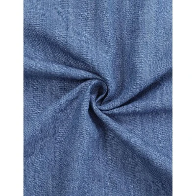 Agnes Orinda Women's Plus Size Denim Long Sleeve Chest Pocket Work Shirt 5 Agnes Orinda Women's Plus Size Denim Long Sleeve Chest Pocket Work Shirt - Image 5