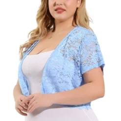 Agnes Orinda Women's Plus Size Lace Allover Spring Off Lightweight Short Sleeve Crop Shrugs 26 Agnes Orinda Women's Plus Size Lace Allover Spring Off Lightweight Short Sleeve Crop Shrugs -Agnes Sales Store GUEST b2b2669d 8ae0 4d55 b0d8 7d48a80d69ee