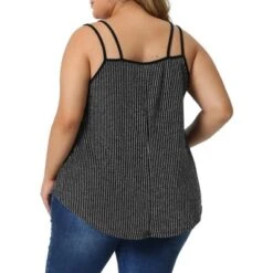 Agnes Orinda Women's Plus Size V Neck Sparkle Silvery Sleeveless Spaghetti Strap Camisole 7 Agnes Orinda Women's Plus Size V Neck Sparkle Silvery Sleeveless Spaghetti Strap Camisole -Agnes Sales Store GUEST b4a41564 7c65 449a 9131 838e3d0afca2