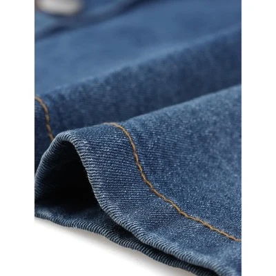 Agnes Orinda Women's Plus Size Suspender Adjustable Strap Cross Back Mini A-Line Denim Skirts 4 Agnes Orinda Women's Plus Size Suspender Adjustable Strap Cross Back Mini A-Line Denim Skirts - Image 4