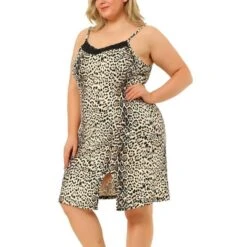 Agnes Orinda Plus Size Dress For Women Adjustable Spaghetti Strap Cami Dresses Skirts Valentine Day