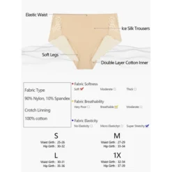 Agnes Orinda Women's 3-Pack Lace Trim Mid-Rise Seamless Brief Stretchy Underwear 11 Agnes Orinda Women's 3-Pack Lace Trim Mid-Rise Seamless Brief Stretchy Underwear -Agnes Sales Store GUEST c0049f75 dac1 4ae5 b5c7 7ddebe97ae95