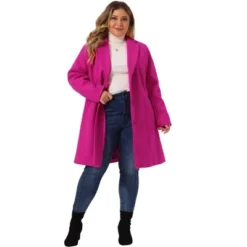 Agnes Orinda Women's Plus Size Winter Notched Lapel Single Breasted Pea Coat 31 Agnes Orinda Women's Plus Size Winter Notched Lapel Single Breasted Pea Coat -Agnes Sales Store GUEST c0ee972e 3c0e 4639 8781 7e25241effdc